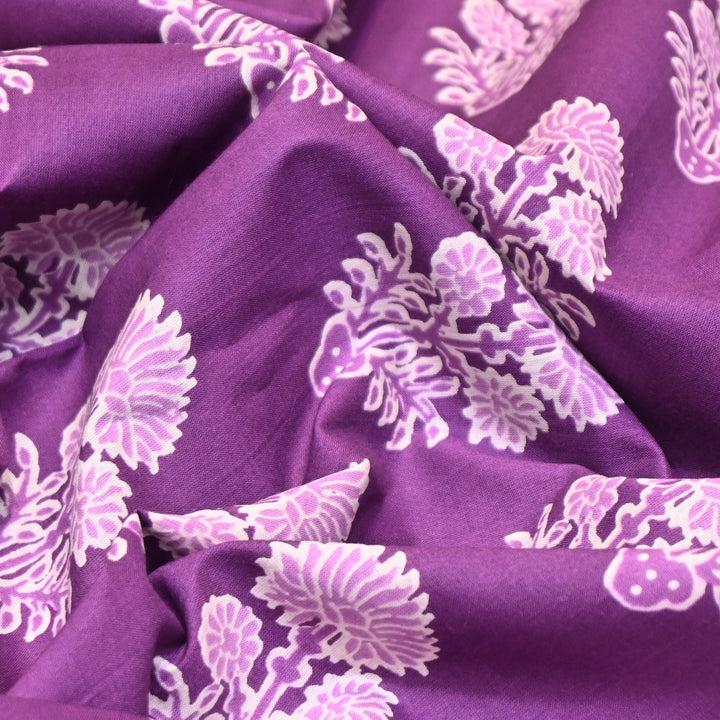 Premium Cotton Printed Fabric – Soft Breathable Designer Cotton Fabric - 000350-18