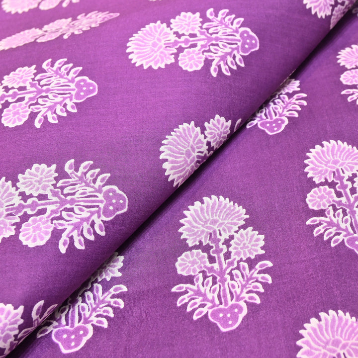 Premium Cotton Printed Fabric – Soft Breathable Designer Cotton Fabric - 000350-18