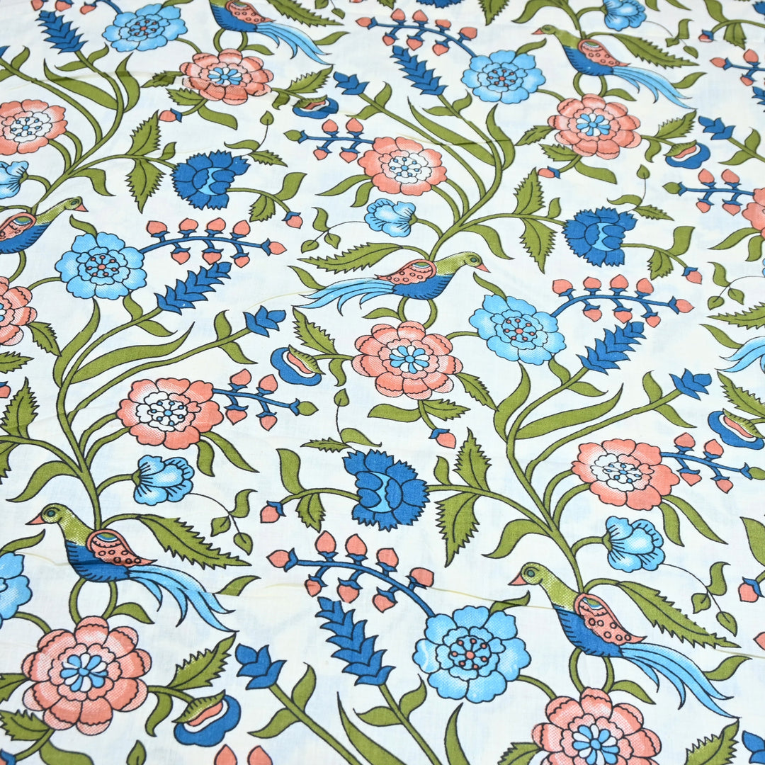 Premium Cotton Printed Fabric – Soft Breathable Designer Cotton Fabric - 000350-15