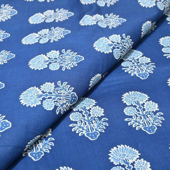 Premium Cotton Printed Fabric – Soft Breathable Designer Cotton Fabric - 000350-13