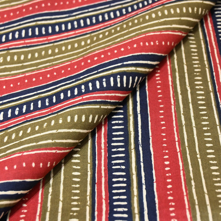 Premium Cotton Printed Fabric – Soft Breathable Designer Cotton Fabric - 000350-12
