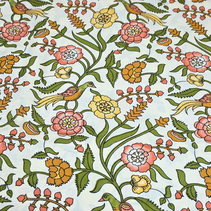 Premium Cotton Printed Fabric – Soft Breathable Designer Cotton Fabric - 000350-10