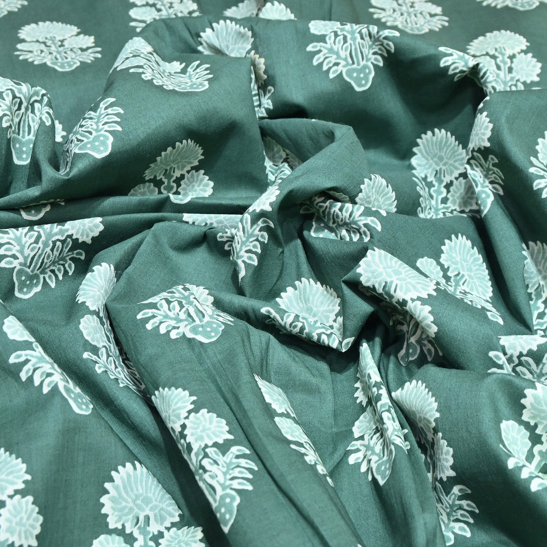 Premium Cotton Printed Fabric – Soft Breathable Designer Cotton Fabric - 000350-7