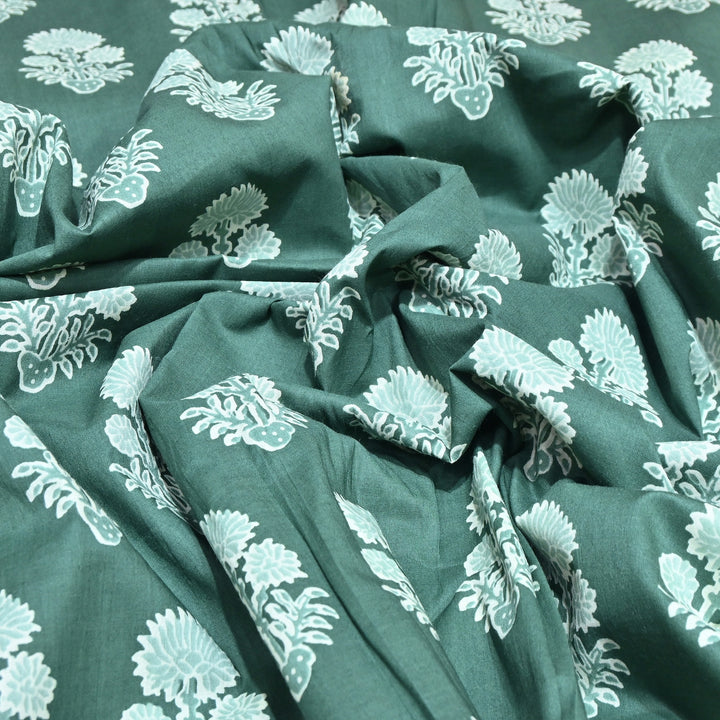 Premium Cotton Printed Fabric – Soft Breathable Designer Cotton Fabric - 000350-7