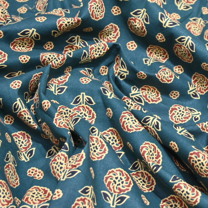 Premium Cotton Printed Fabric – Soft Breathable Designer Cotton Fabric - 000350-3