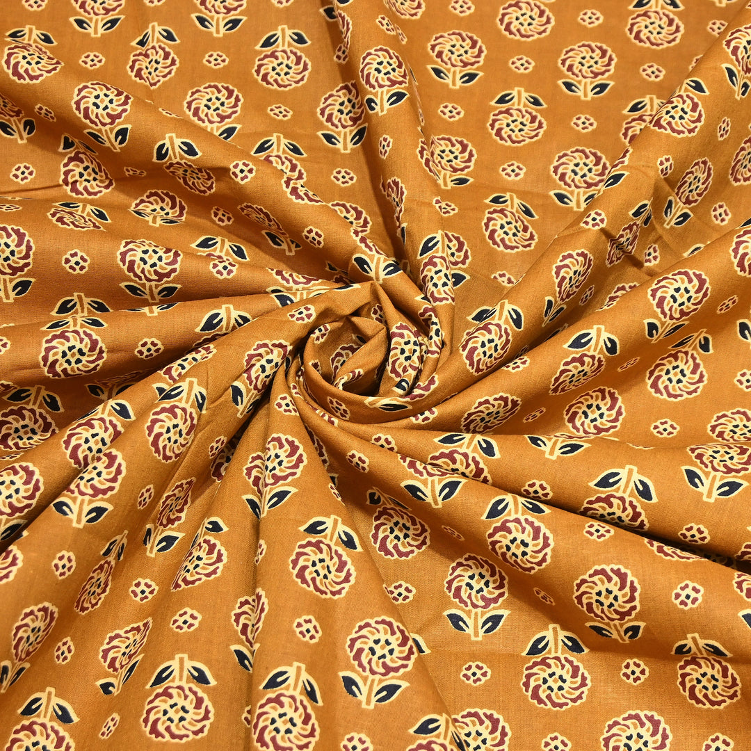 Premium Cotton Printed Fabric – Soft Breathable Designer Cotton Fabric - 000350-2