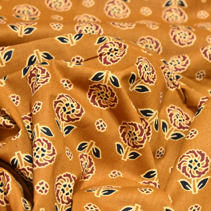 Premium Cotton Printed Fabric – Soft Breathable Designer Cotton Fabric - 000350-2