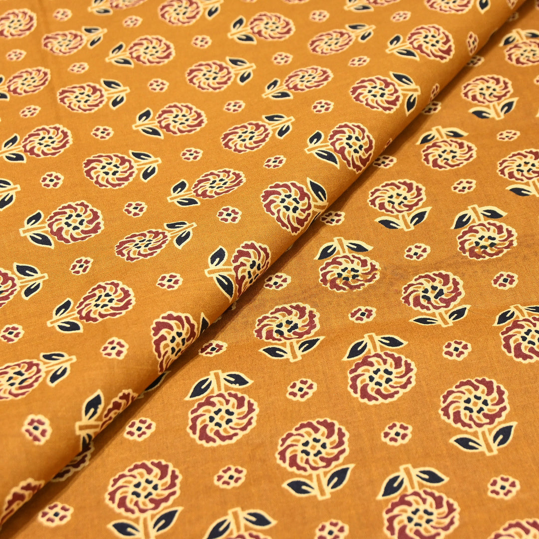 Premium Cotton Printed Fabric – Soft Breathable Designer Cotton Fabric - 000350-2