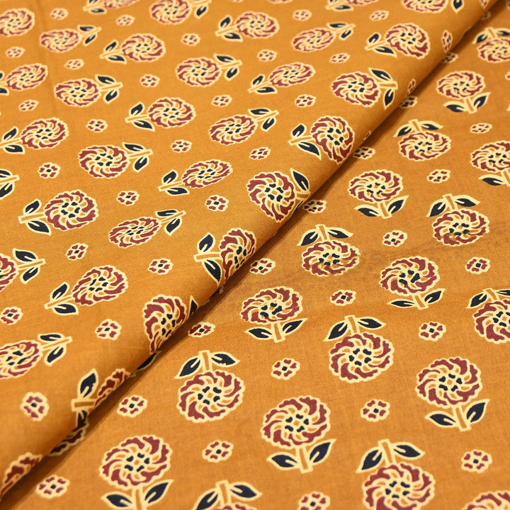 Premium Cotton Printed Fabric – Soft Breathable Designer Cotton Fabric - 000350-2