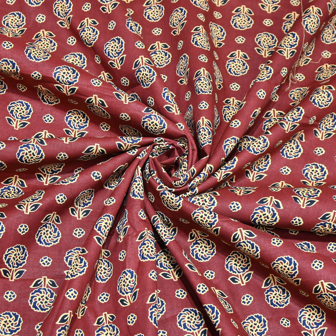 Premium Cotton Printed Fabric – Soft Breathable Designer Cotton Fabric - 000350-1