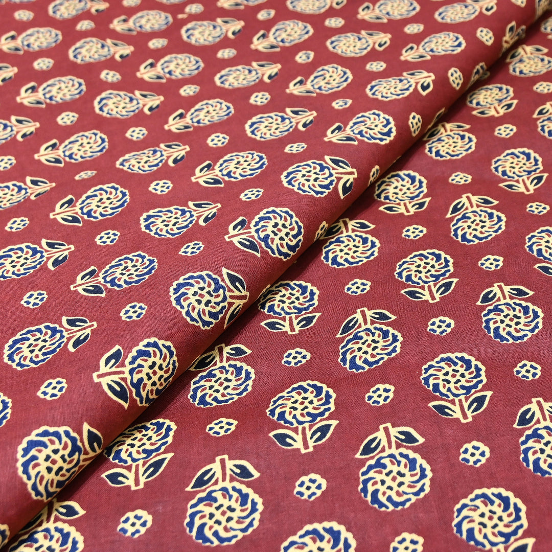 Premium Cotton Printed Fabric – Soft Breathable Designer Cotton Fabric - 000350-1