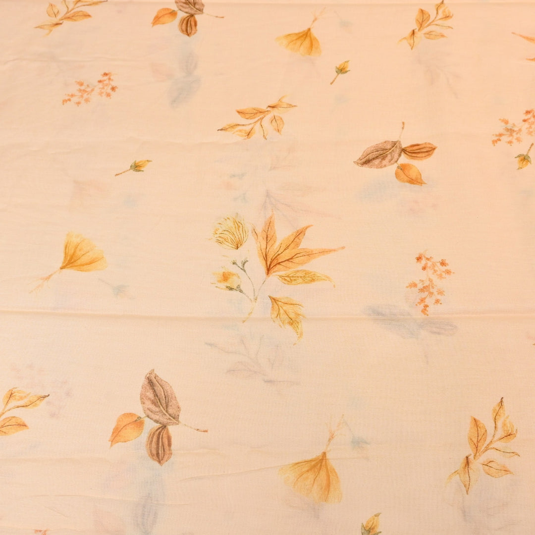 Multi Color Mul Chanderi Digital Print Fabric GT0185-18