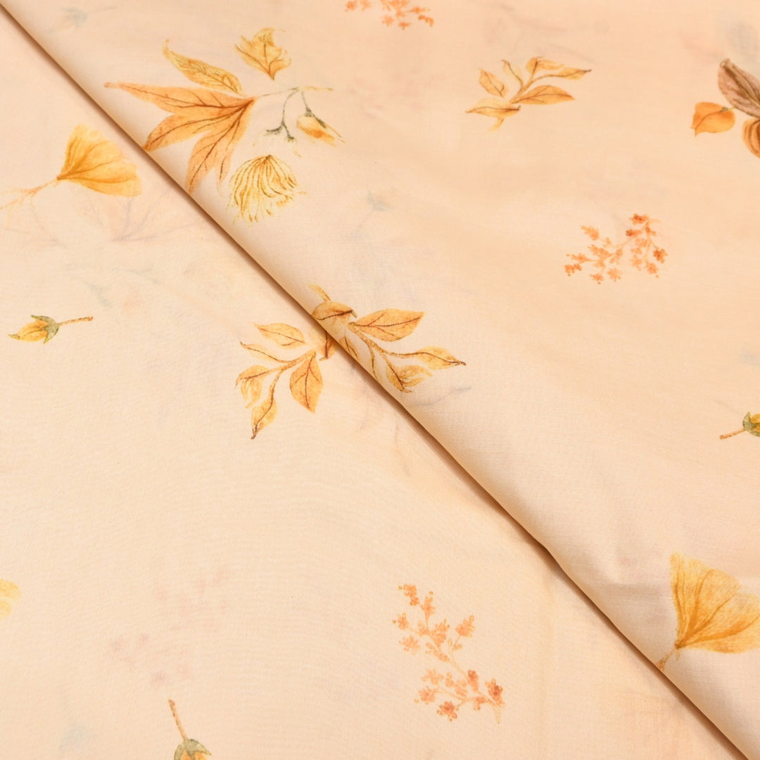 Multi Color Mul Chanderi Digital Print Fabric GT0185-18