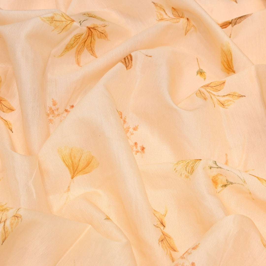 Multi Color Mul Chanderi Digital Print Fabric GT0185-18