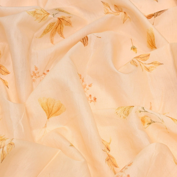 Multi Color Mul Chanderi Digital Print Fabric GT0185-18
