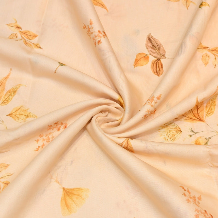 Multi Color Mul Chanderi Digital Print Fabric GT0185-18