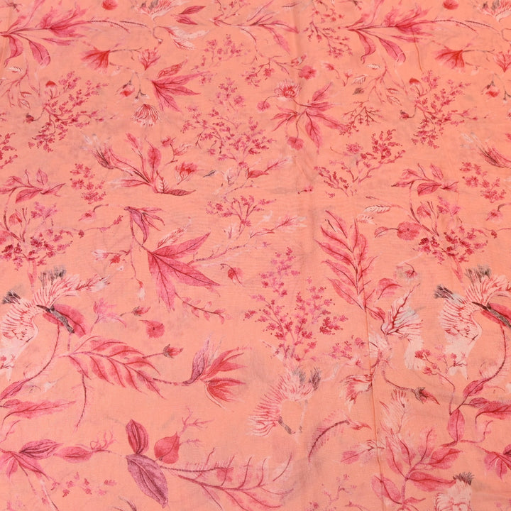 Multi Color Mul Chanderi Digital Print Fabric GT0185-19