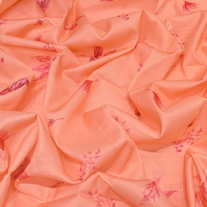 Multi Color Mul Chanderi Digital Print Fabric GT0185-20