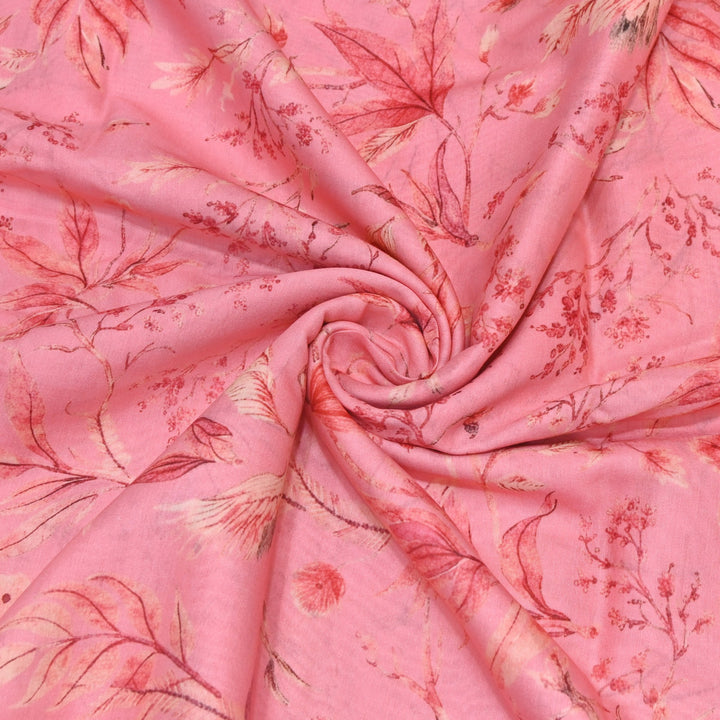 Multi Color Mul Chanderi Digital Print Fabric GT0185-21
