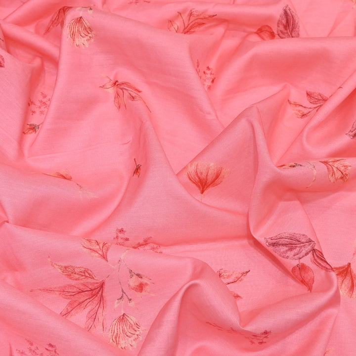 Multi Color Mul Chanderi Digital Print Fabric GT0185-22