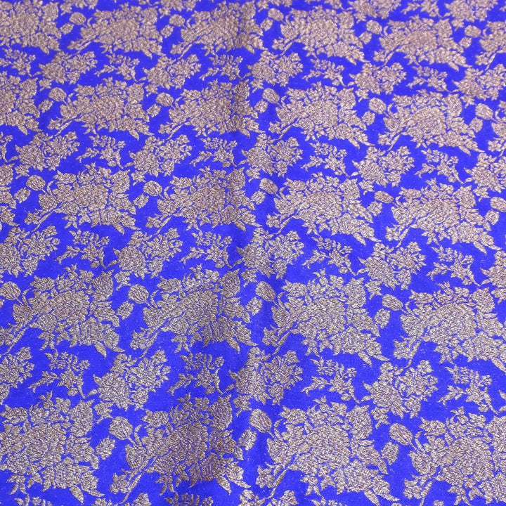Premium Katan Meena Zari Booti Brocade Fabric | Designer Ethnic Wear Material | H00425-6