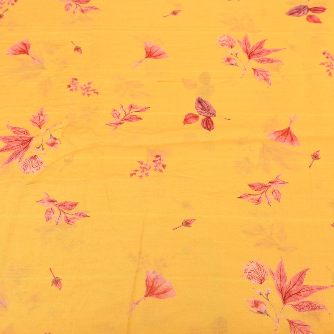 Multi Color Mul Chanderi Digital Print Fabric GT0185-24