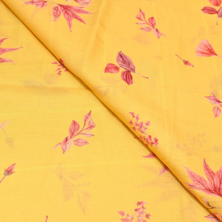 Multi Color Mul Chanderi Digital Print Fabric GT0185-24