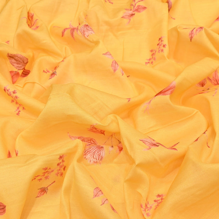 Multi Color Mul Chanderi Digital Print Fabric GT0185-24