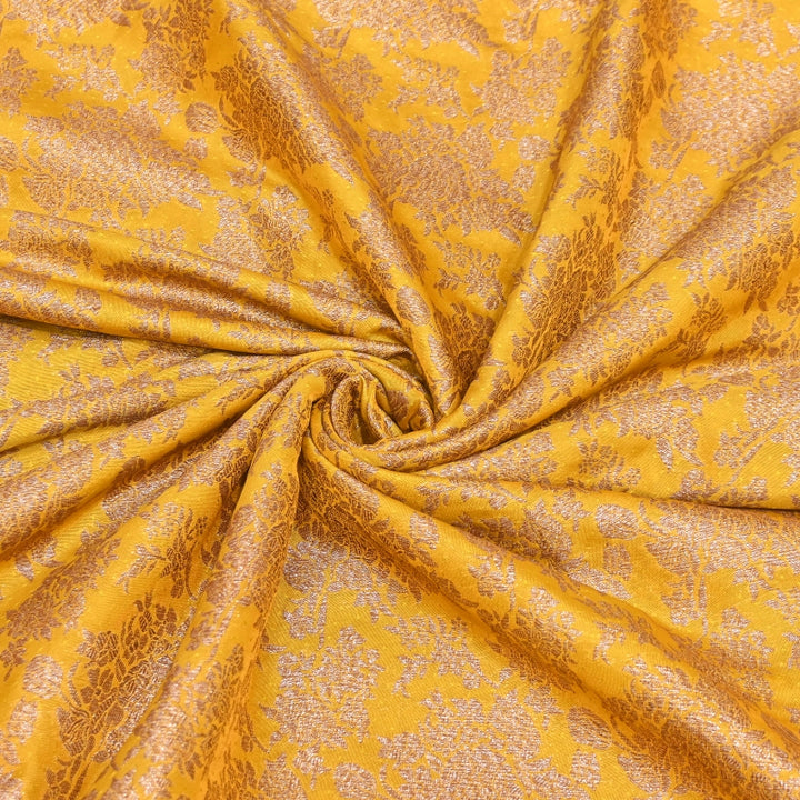 Premium Katan Meena Zari Booti Brocade Fabric | Designer Ethnic Wear Material | H00425-9