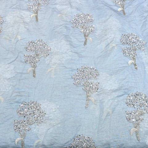 Imported Fendi Embroidery Fabric with Heavy Sequins & Cut Dana Work - CF4854-02