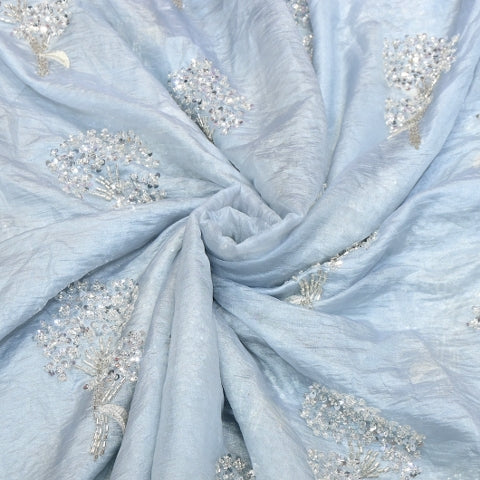 Imported Fendi Embroidery Fabric with Heavy Sequins & Cut Dana Work - CF4854-02