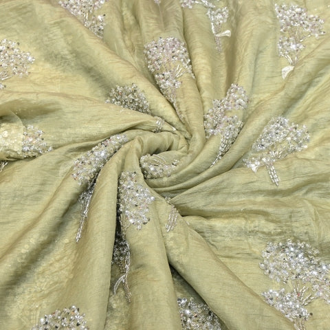 Imported Fendi Embroidery Fabric with Heavy Sequins & Cut Dana Work - CF4854-03