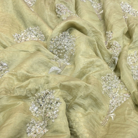 Imported Fendi Embroidery Fabric with Heavy Sequins & Cut Dana Work - CF4854-03
