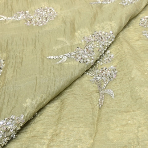 Imported Fendi Embroidery Fabric with Heavy Sequins & Cut Dana Work - CF4854-03