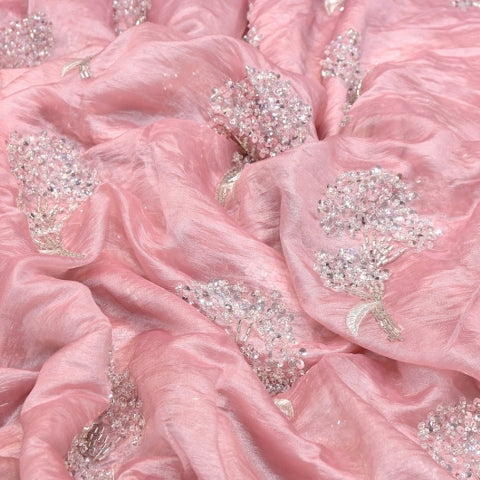 Imported Fendi Embroidery Fabric with Heavy Sequins & Cut Dana Work - CF4854-04