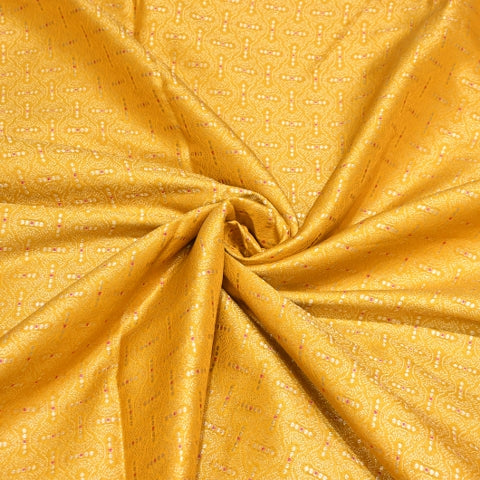 Katan Silk Meena Embossed Brocade Fabric – Premium Designer Zari Fabric - AMB425-5