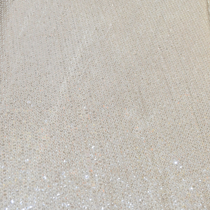 Luxury Imported Heavy Sequins Embroidered Net Fabric - MBL923-01