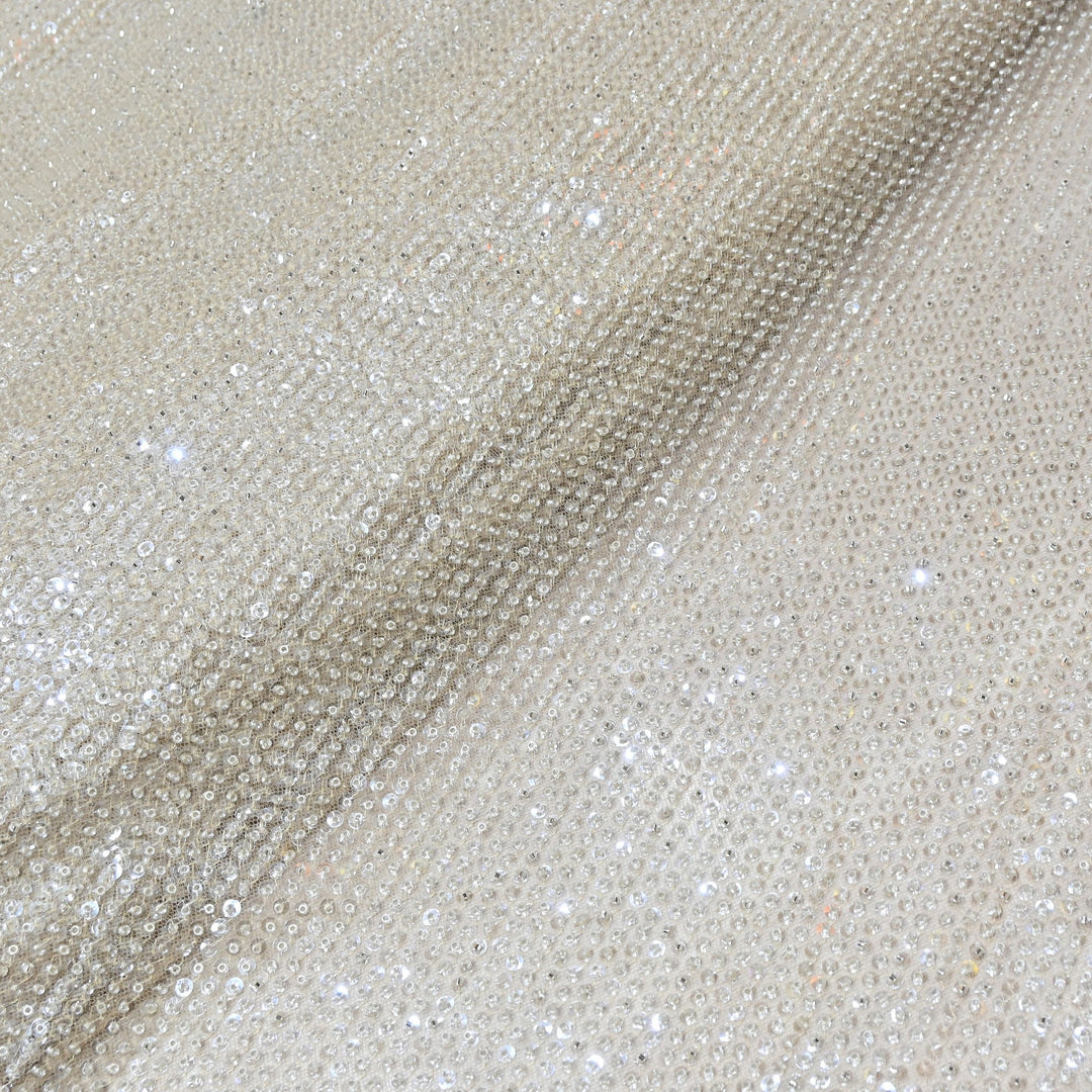 Luxury Imported Heavy Sequins Embroidered Net Fabric - MBL923-01