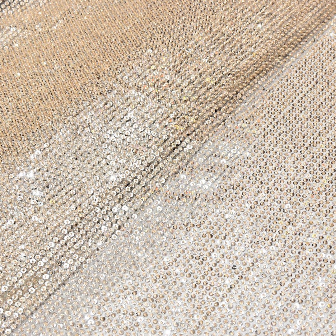 Luxury Imported Heavy Sequins Embroidered Net Fabric - MBL923-02