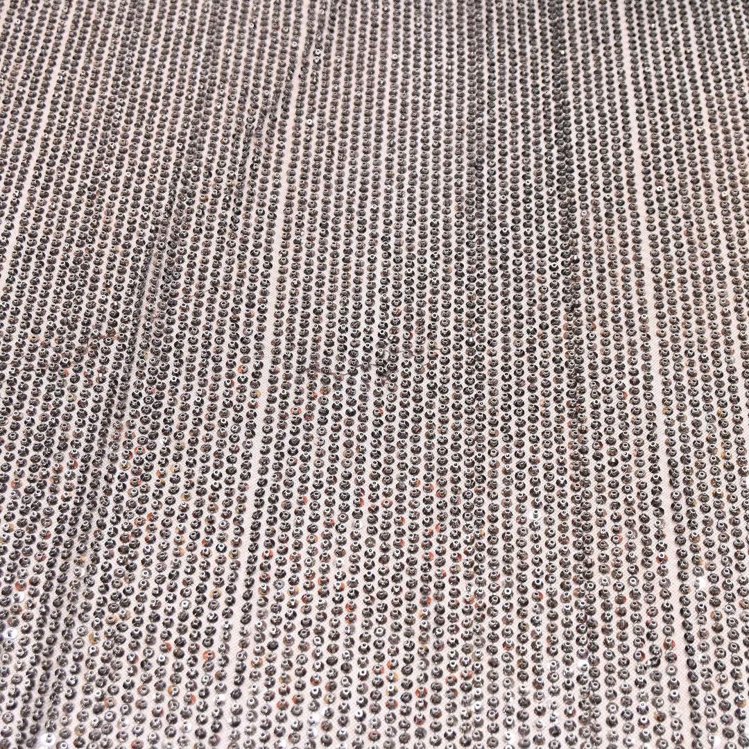 Luxury Imported Heavy Sequins Embroidered Net Fabric - MBL923-03