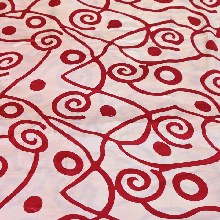 Bemberg Satin Digital Print Fabric 44" – Premium Designer Printed Satin Fabric - 001333-V11