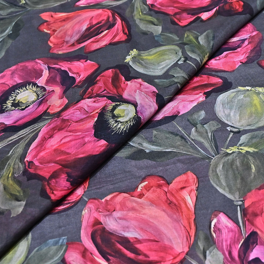 Premium Multicolor Muslin Digital Print Fabric - SNT0011-2