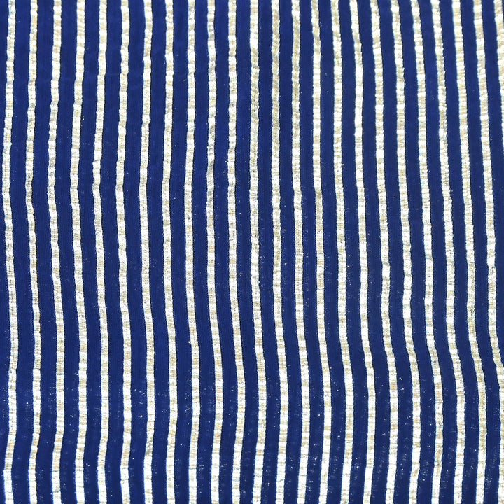 Dyed Viscose Georgette Gota Patti Fabric 44" – Premium Embellished Designer Fabric - RC2335-6