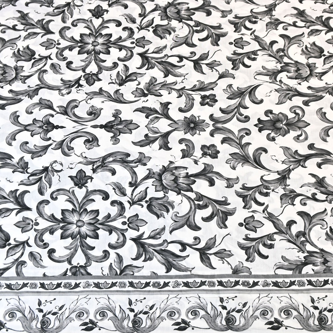 Premium Multicolor Muslin Digital Print Fabric - 000844-1