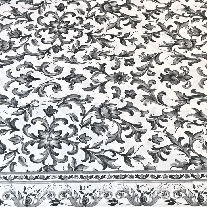 Premium Multicolor Muslin Digital Print Fabric - 000844-1