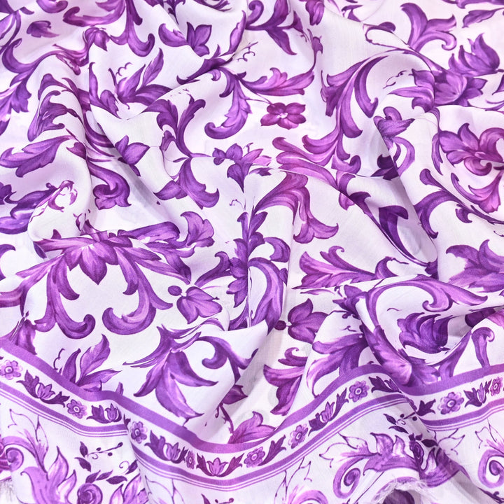 Premium Multicolor Muslin Digital Print Fabric - 000844-3