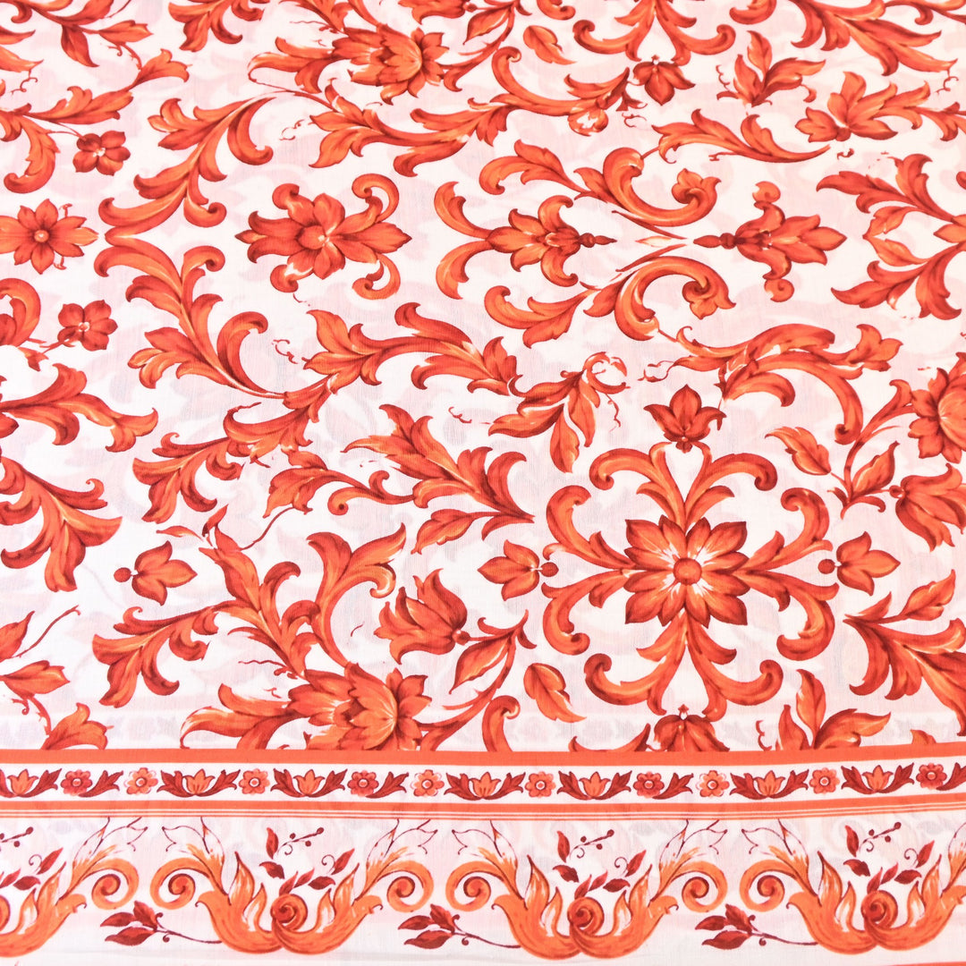 Premium Multicolor Muslin Digital Print Fabric - 000844-4