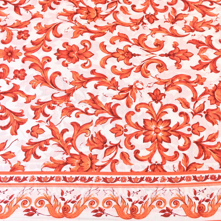 Premium Multicolor Muslin Digital Print Fabric - 000844-4