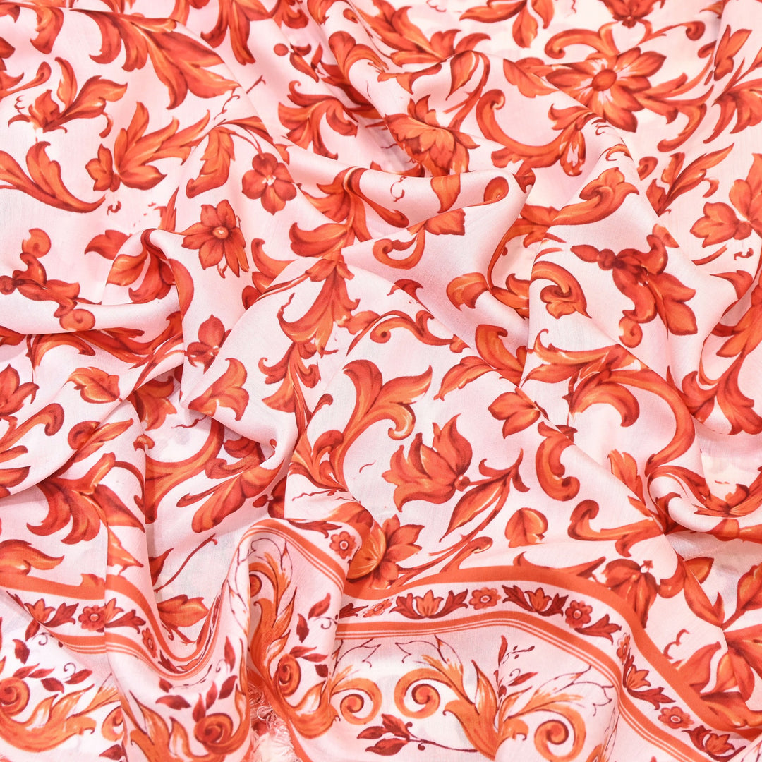 Premium Multicolor Muslin Digital Print Fabric - 000844-4