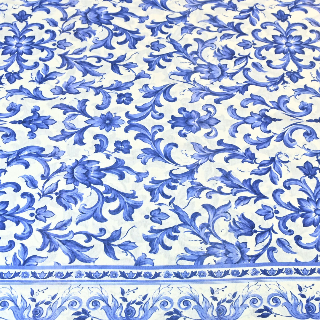 Premium Multicolor Muslin Digital Print Fabric - 000844-5